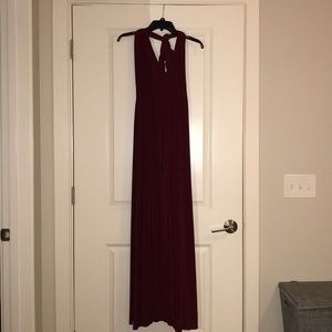 Maroon formal “design your own” dress